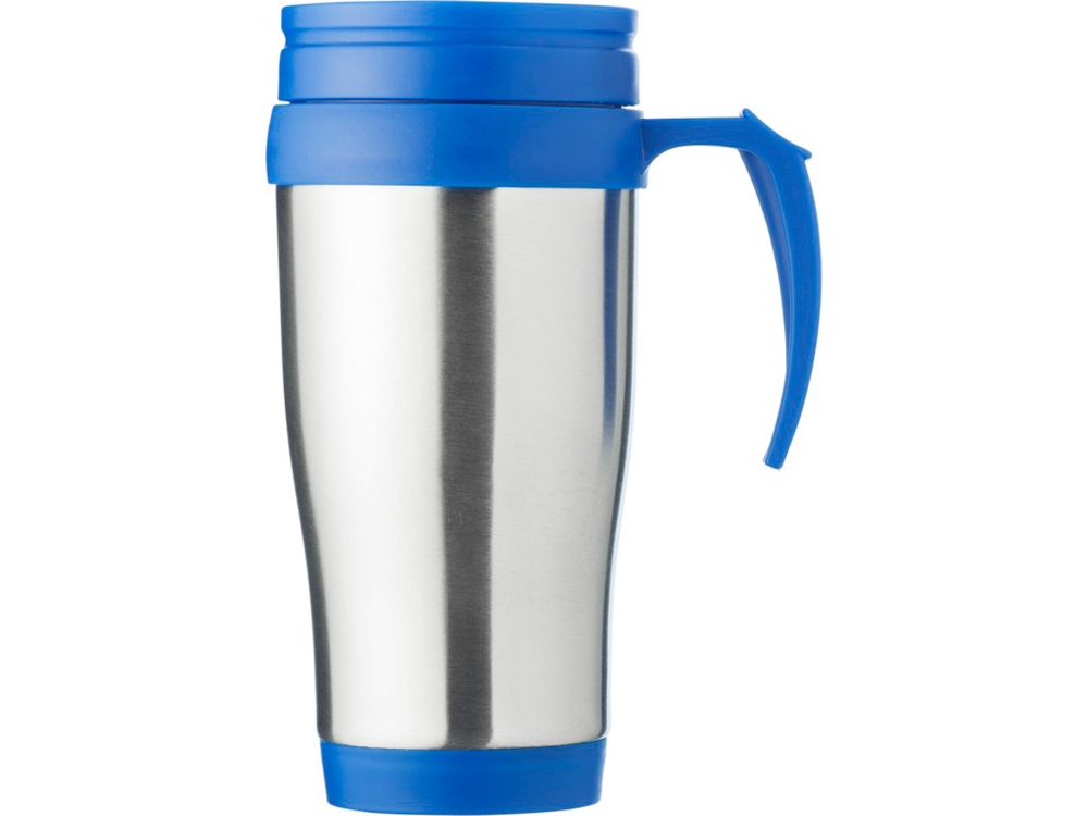 Изображение №2 | Термокружка «Sanibel» (серебристый/синий)