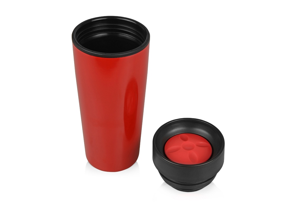 Изображение №2 | Термокружка «Докос» (красный/черный)