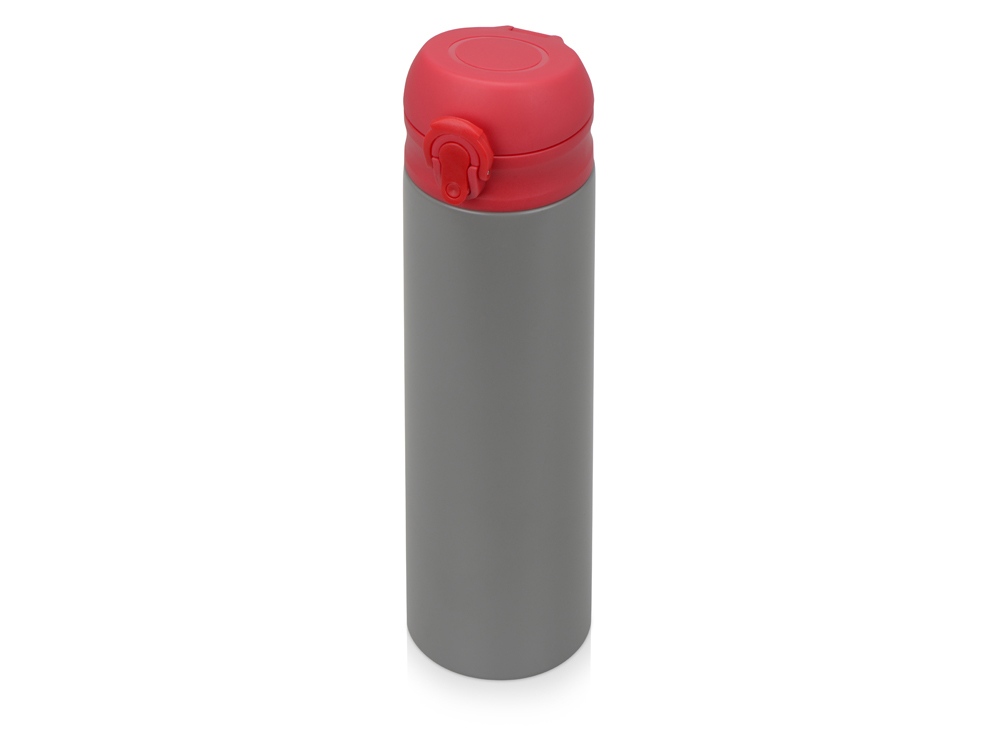 Изображение №1 | Вакуумная термокружка «Хот» (серый/красный)