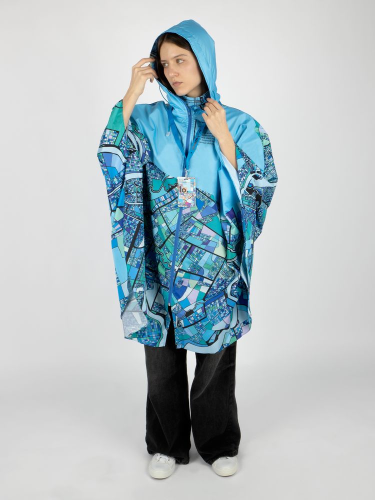 Изображение №3 | Дождевик-пончо AquaStop взрослый на заказ, разноцветный, единый размер