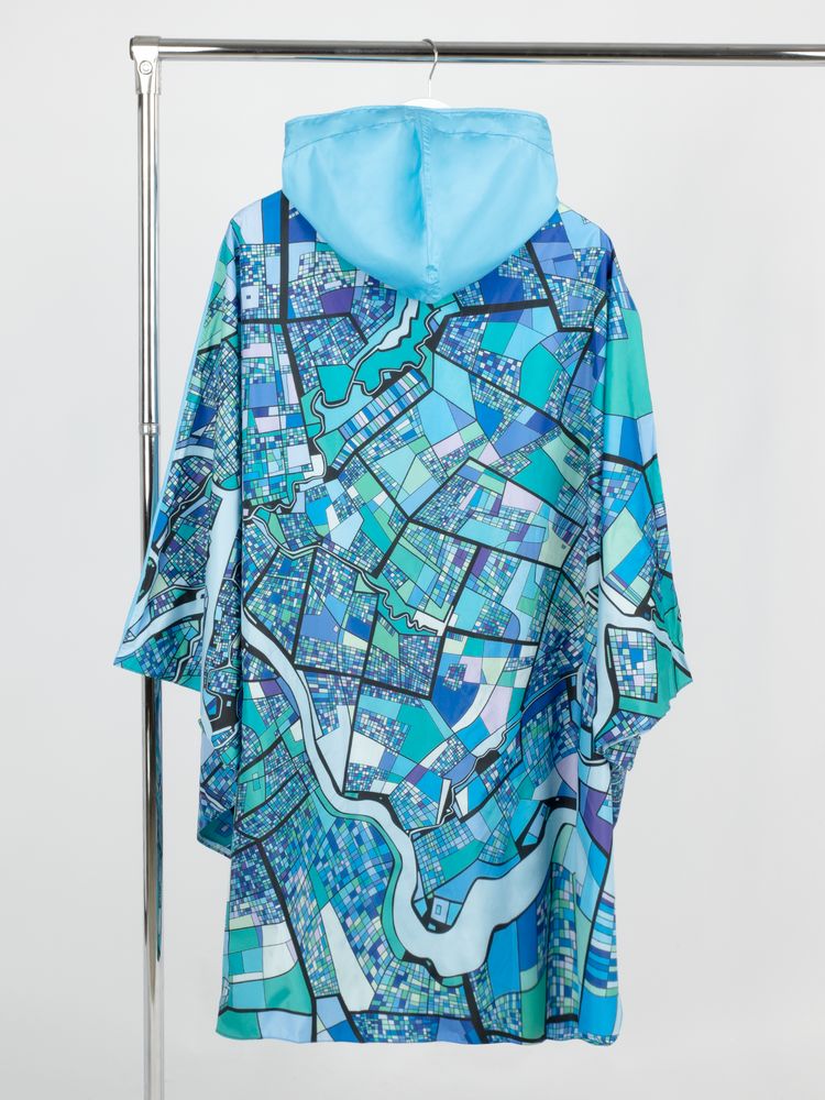 Изображение №6 | Дождевик-пончо AquaStop взрослый на заказ, разноцветный, единый размер