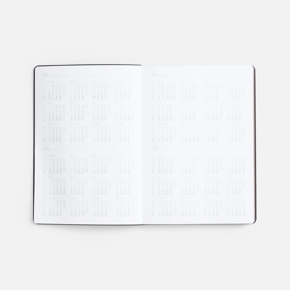 Изображение №7 | Ежедневник Nebraska Flex, недатированный, черный с золотистым