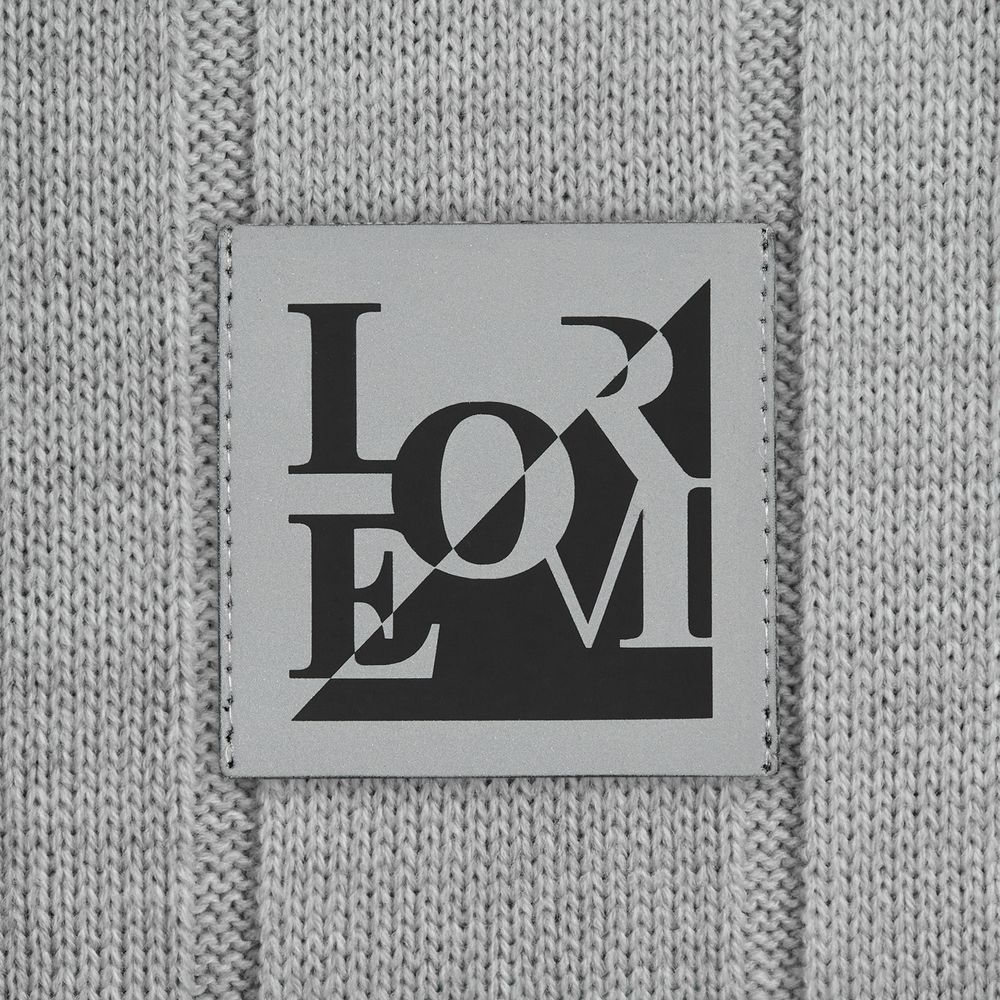 Изображение №1 | Лейбл светоотражающий Tao, L, серый