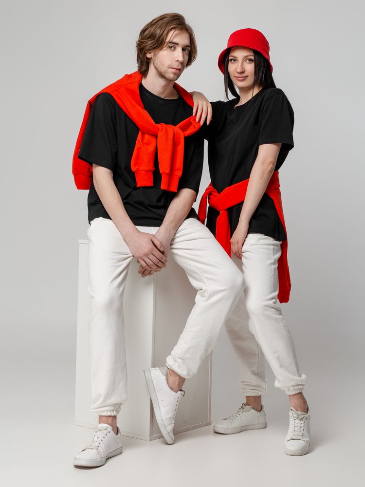 Изображение №11 | Футболка унисекс оверсайз Street Vibes, черная, размер XS/S