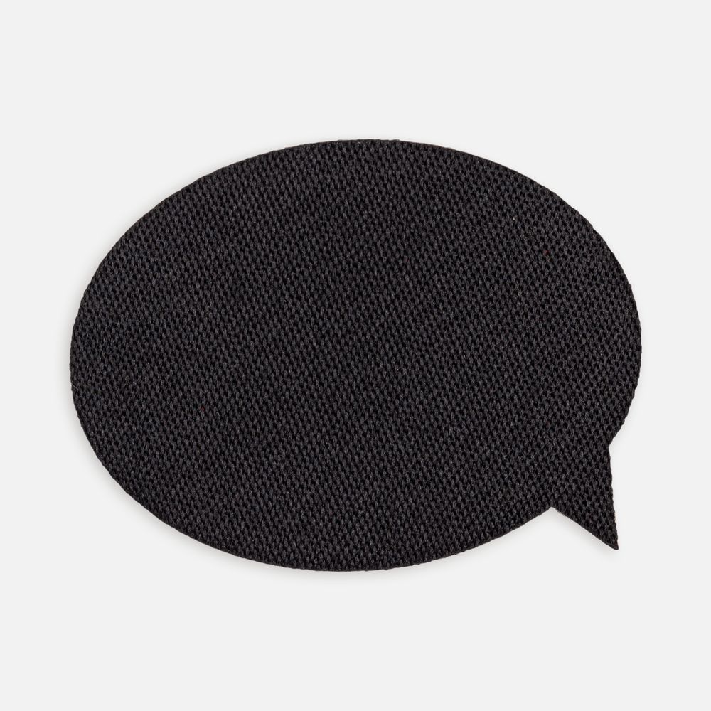 Изображение №1 | Наклейка тканевая Lunga Bubble, M, черная