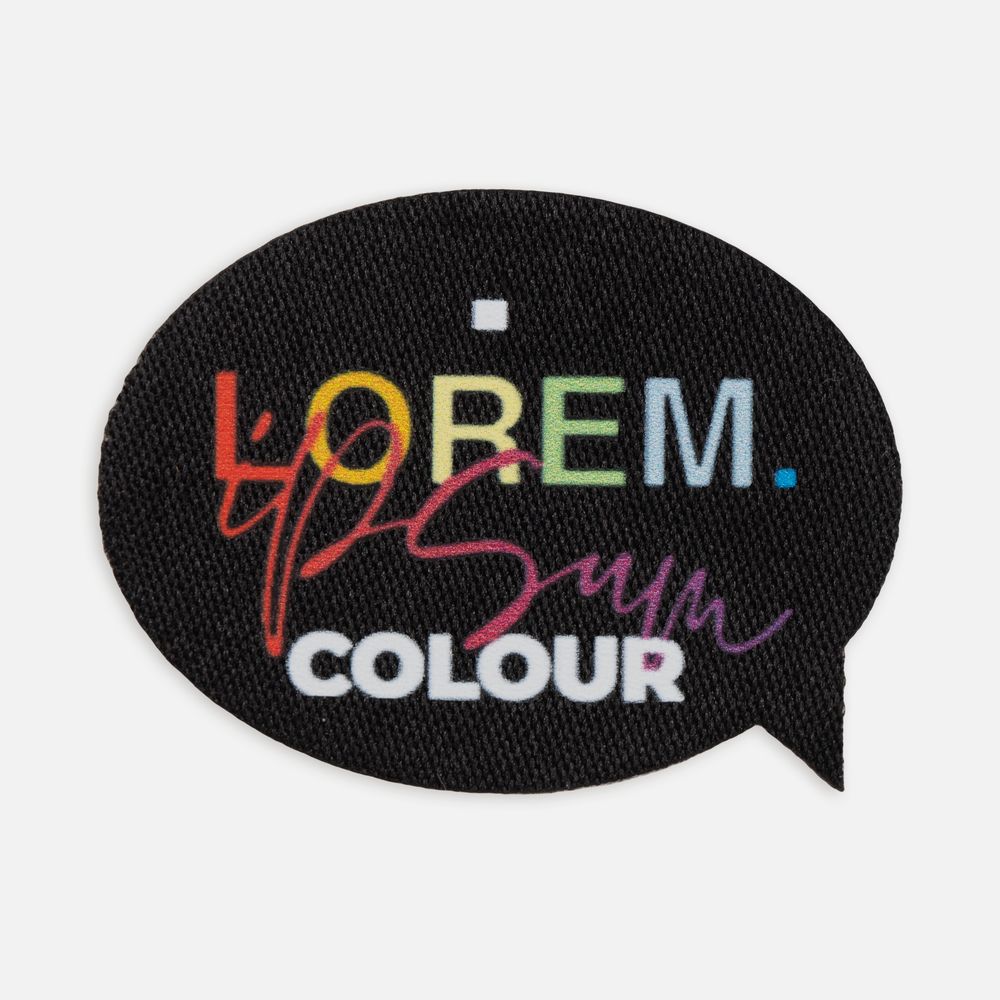 Изображение №2 | Наклейка тканевая Lunga Bubble, M, черная