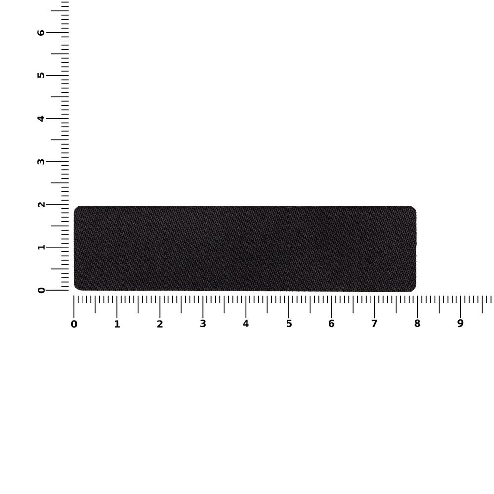 Изображение №2 | Наклейка тканевая Lunga, S, черная