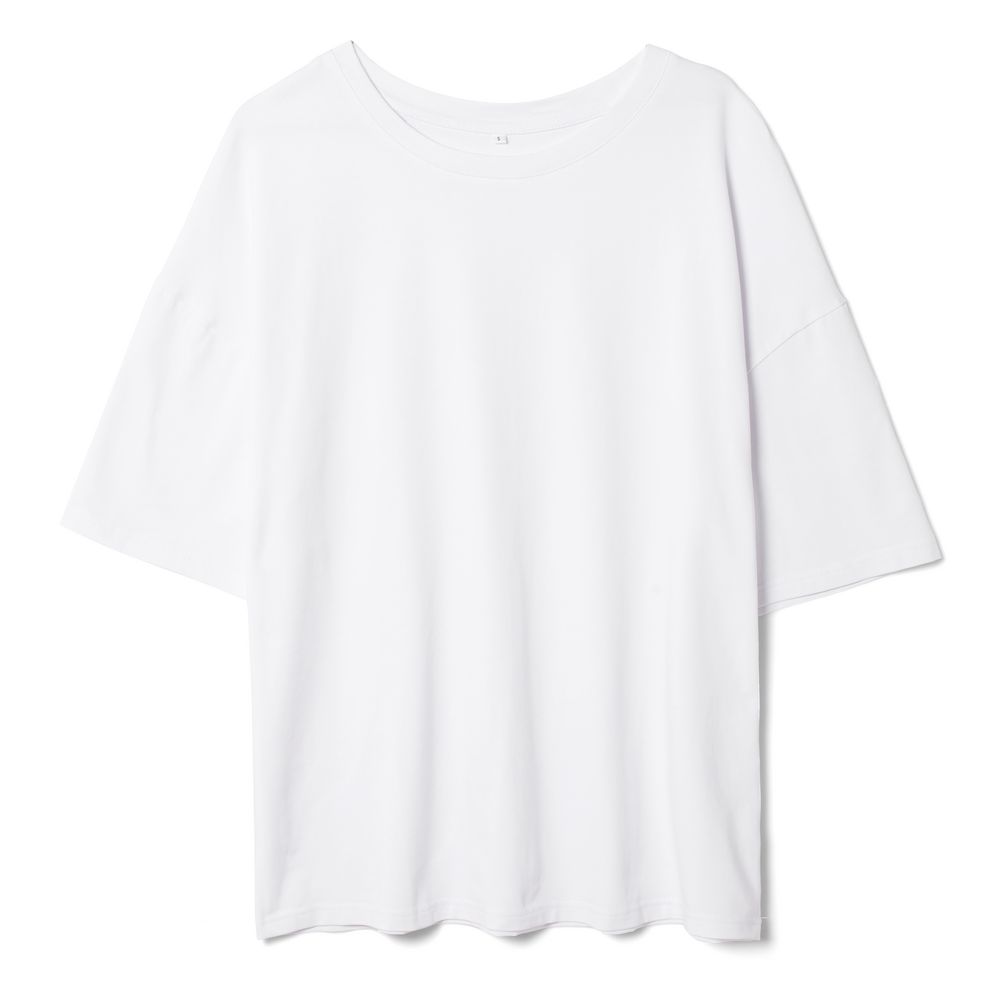 Изображение №2 | Футболка унисекс оверсайз Crosstown, белая, размер S