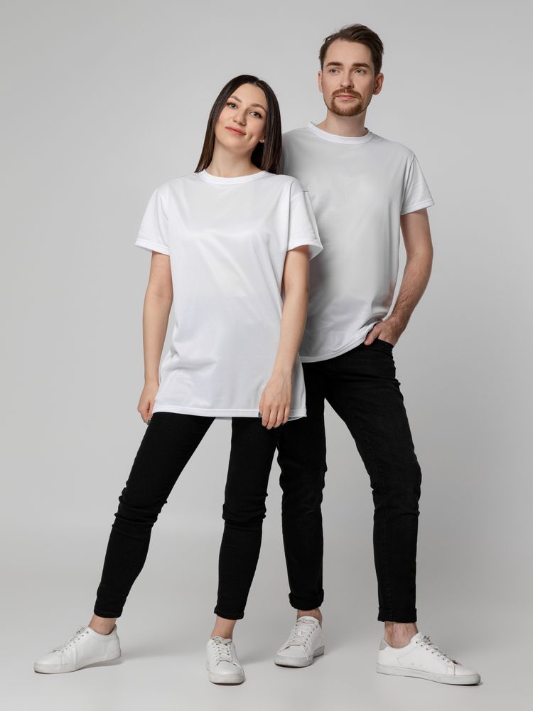 Изображение №12 | Футболка унисекс для сублимации Paint Tee, белая, размер 46