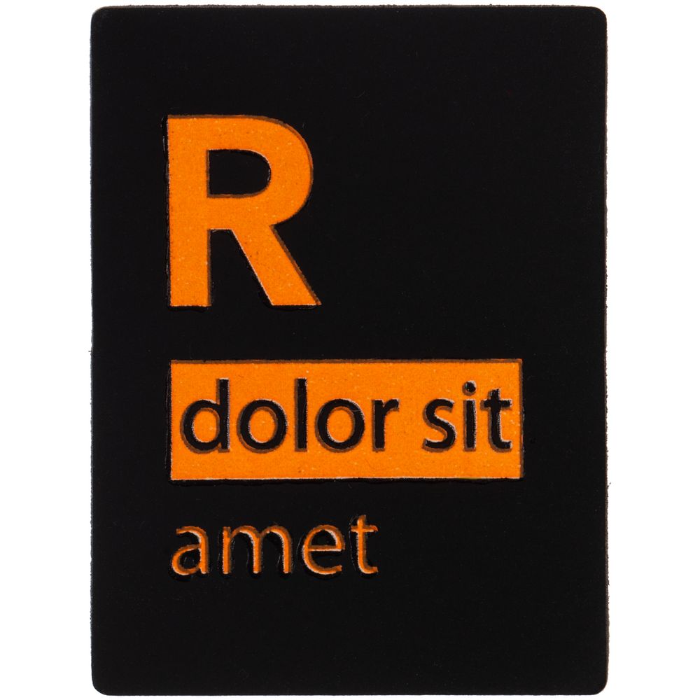 Изображение №3 | Лейбл Listra Soft Touch, черный