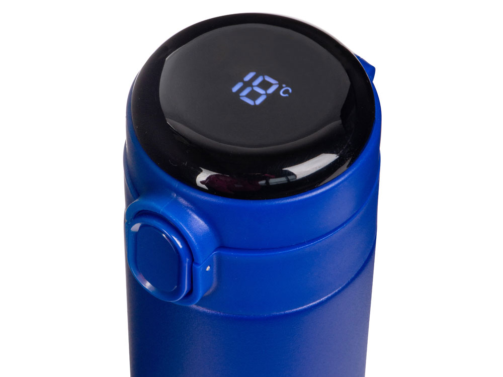 Изображение №4 | Вакуумная термокружка с индикатором и медной изоляцией «Bravo», тубус, 400 мл (синий)