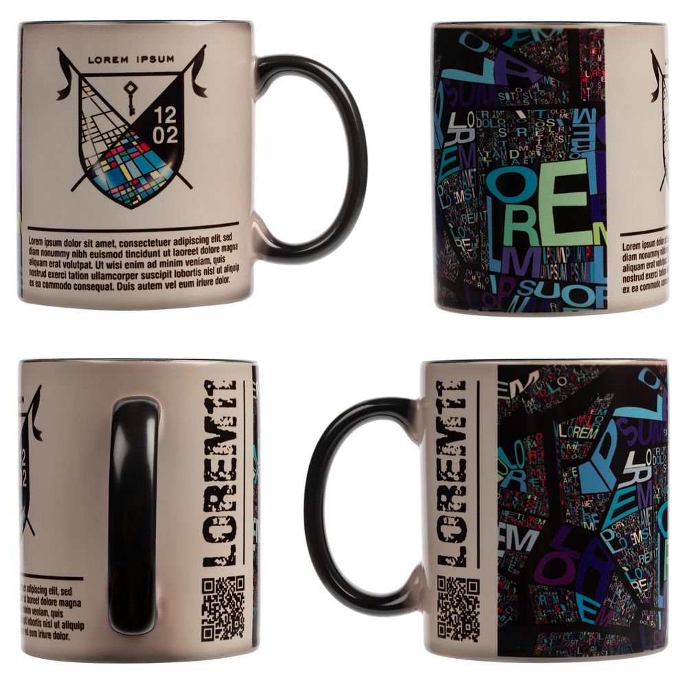 Изображение №5 | Кружка «Хамелеон», глянцевая, черная