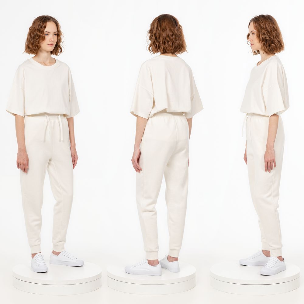 Изображение №5 | Джоггеры J2, молочно-белые, размер M/L