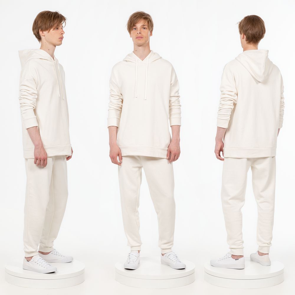 Изображение №7 | Джоггеры J2, молочно-белые, размер M/L