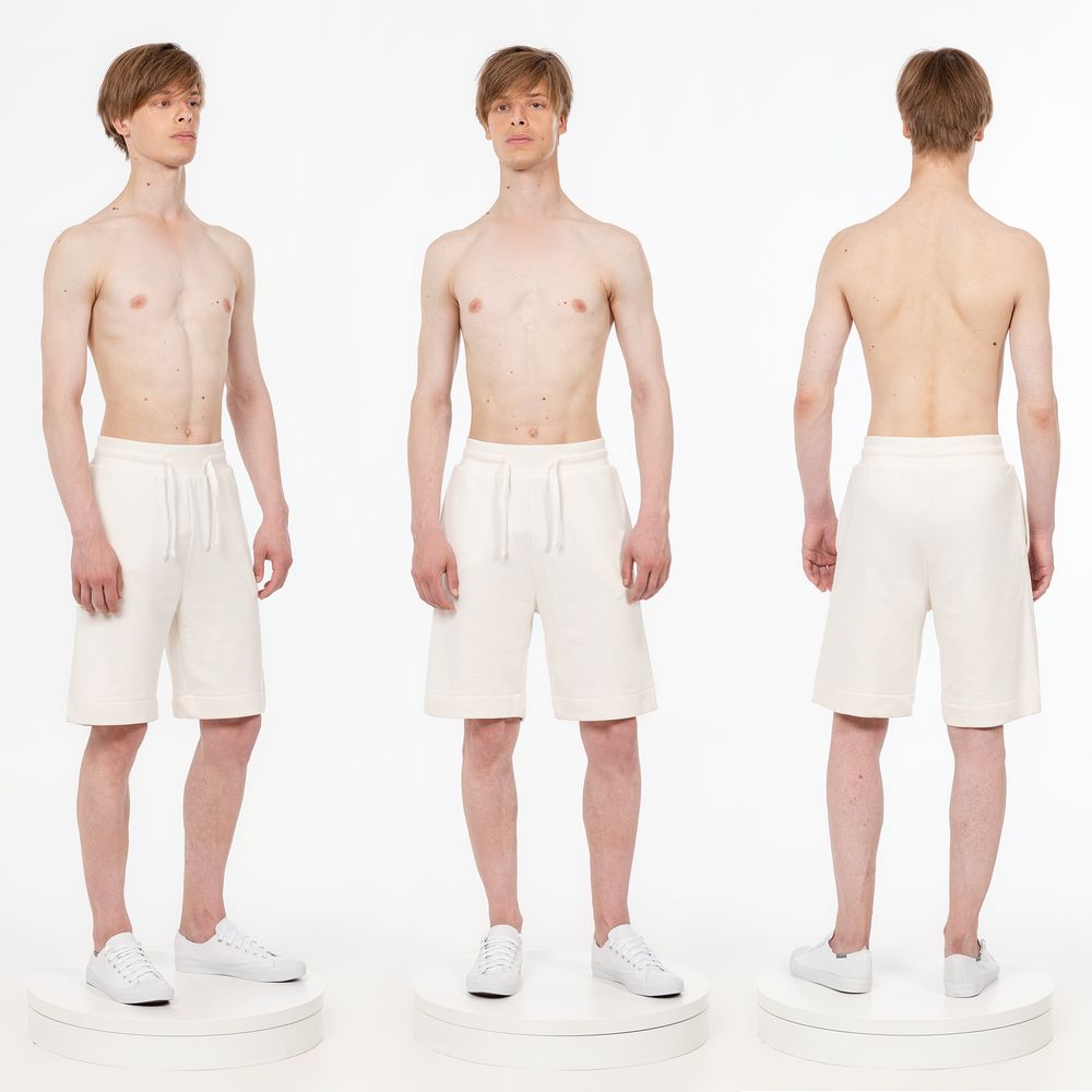 Изображение №5 | Шорты J3, молочно-белые, размер M/L