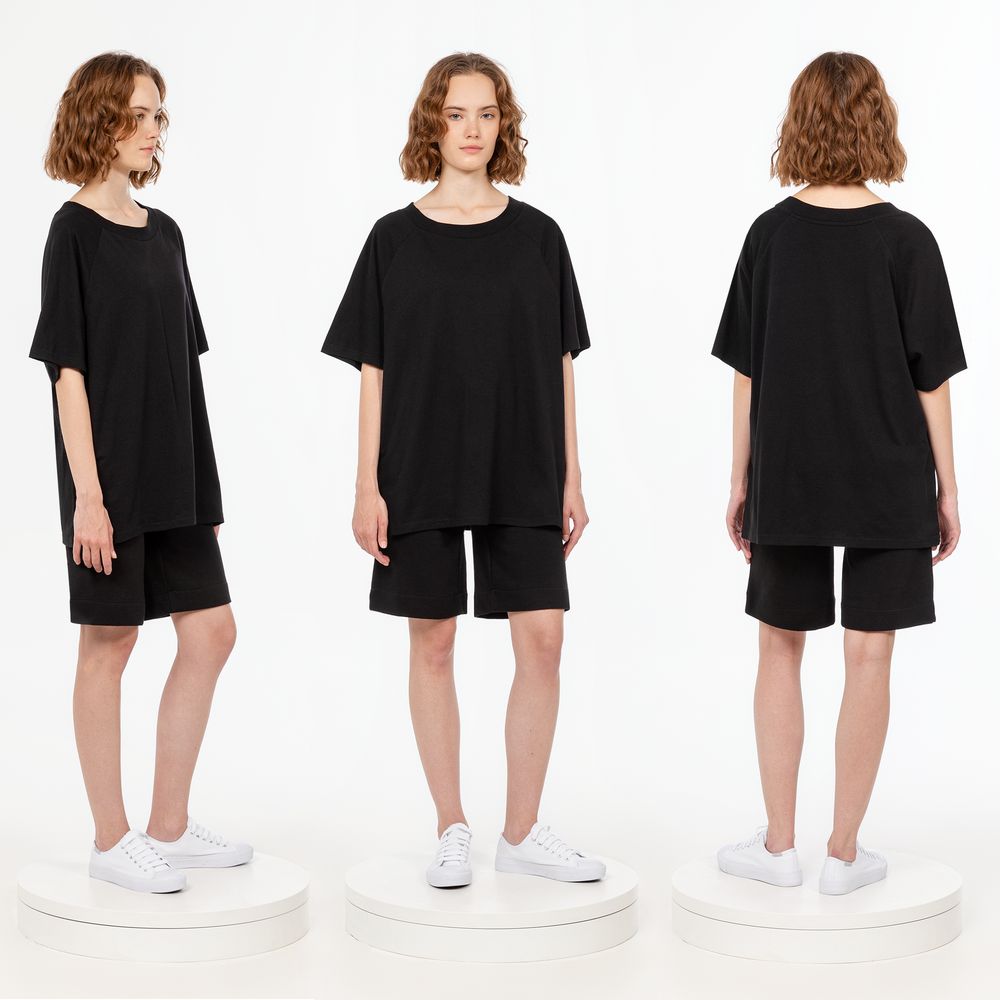 Изображение №5 | Футболка унисекс T2, черная, размер XS/S