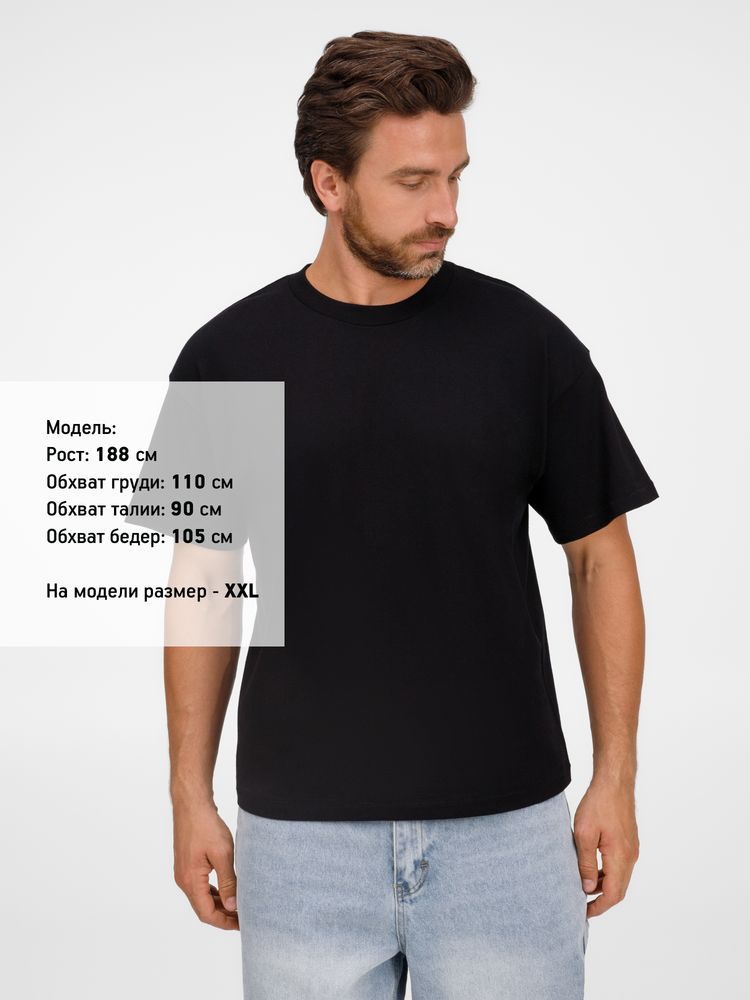 Изображение №4 | Футболка оверсайз унисекс Legacy, черная, размер XS