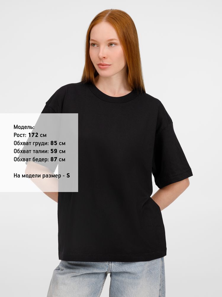 Изображение №8 | Футболка оверсайз унисекс Legacy, черная, размер XS