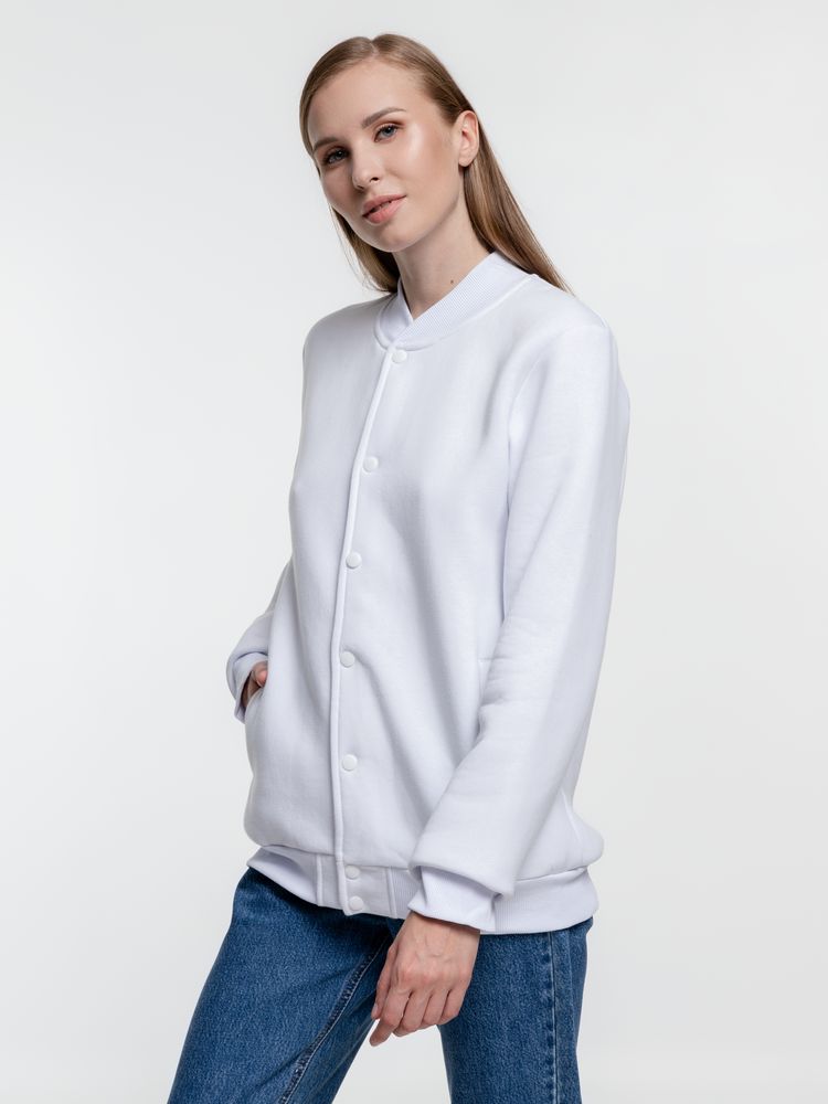 Изображение №9 | Бомбер Graduate, белый, размер S