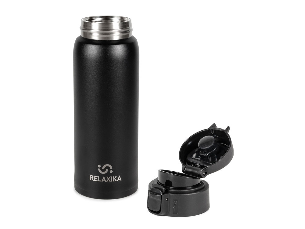 Изображение №5 | Термокружка Relaxika «701», 480 мл (черный)