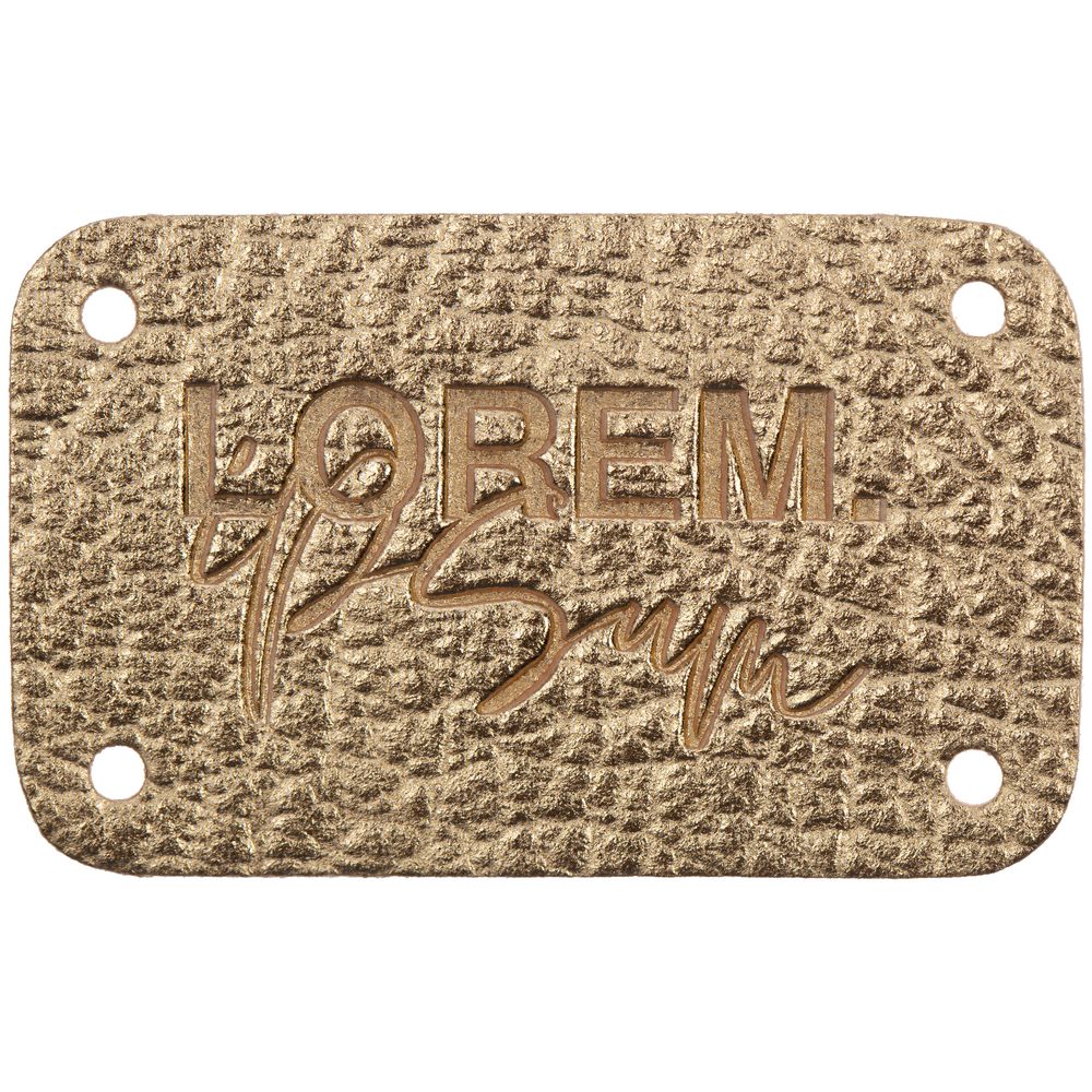 Изображение №4 | Лейбл Corolla Metal, S, золотой