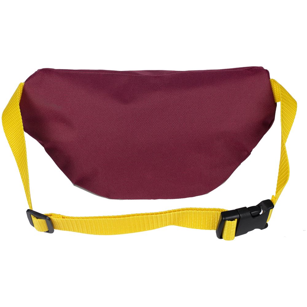 Изображение №3 | Поясная сумка детская Kiddo, бордовая с серым