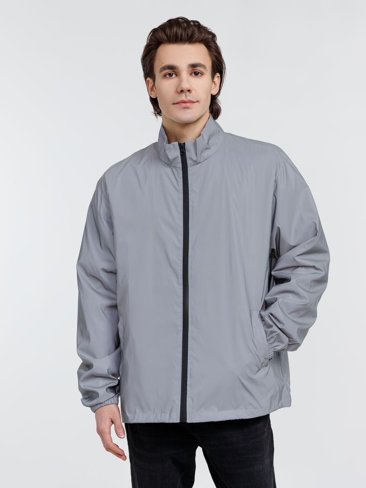 Изображение №14 | Ветровка Manifest 2.0 из светоотражающей ткани, серая, размер XS/S