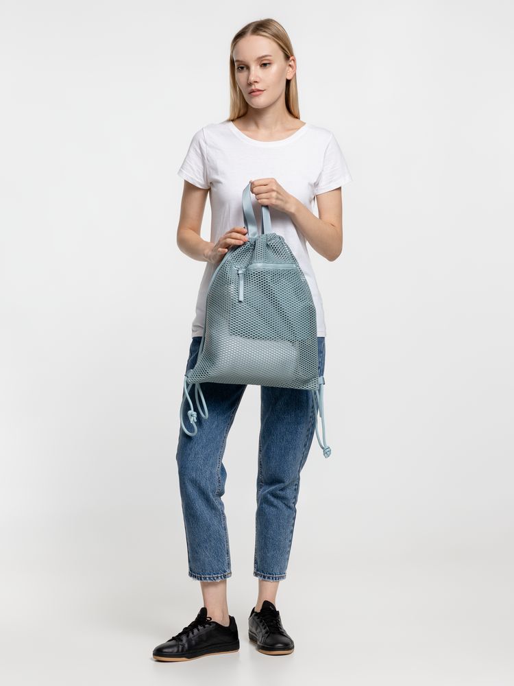 Изображение №10 | Рюкзак-мешок Verkko, серо-голубой