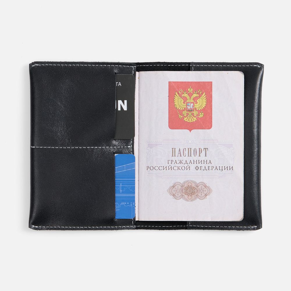 Изображение №4 | Обложка для паспорта Apache, ver.2, черная