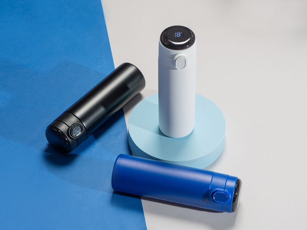 Изображение №14 | Вакуумная термокружка с индикатором и медной изоляцией «Bravo», 400 мл (белый)