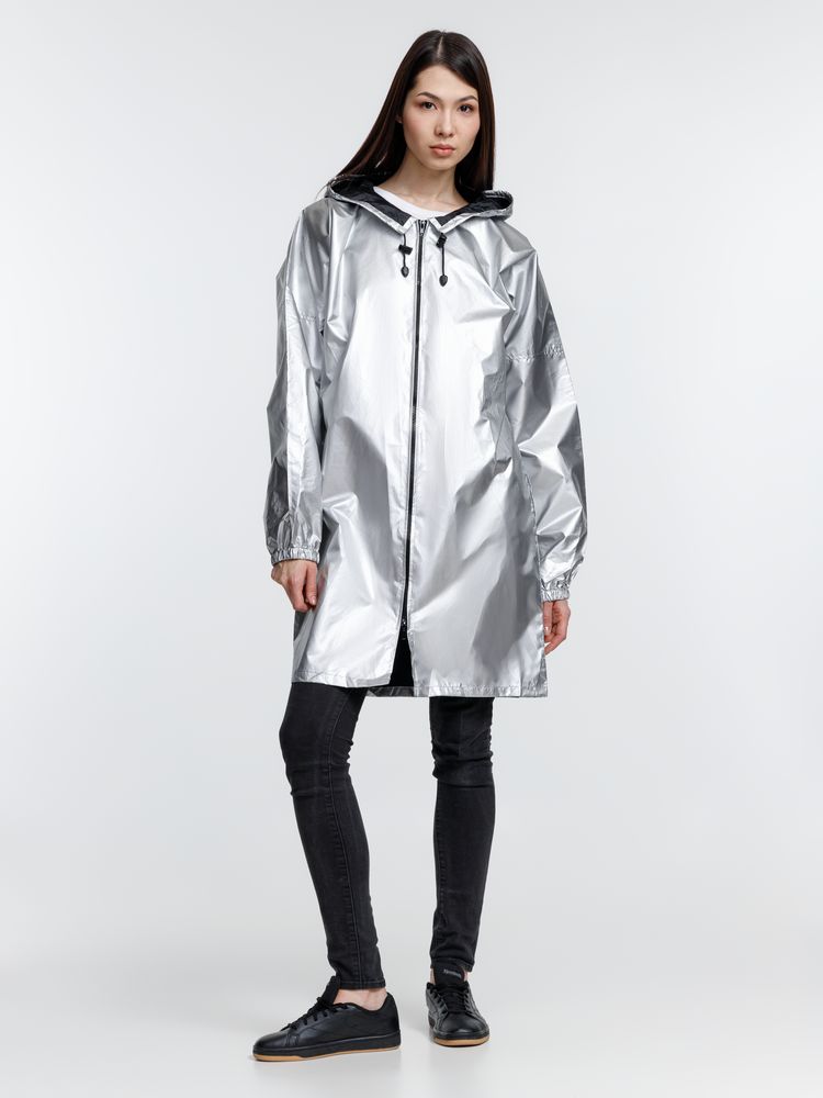 Изображение №5 | Дождевик Palladio Pockets, серебристый, размер S