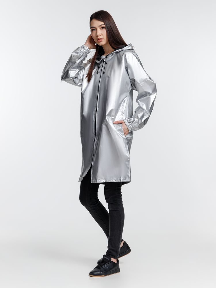 Изображение №6 | Дождевик Palladio Pockets, серебристый, размер S