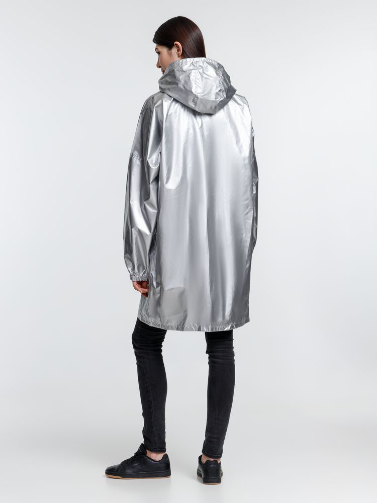 Изображение №8 | Дождевик Palladio Pockets, серебристый, размер S