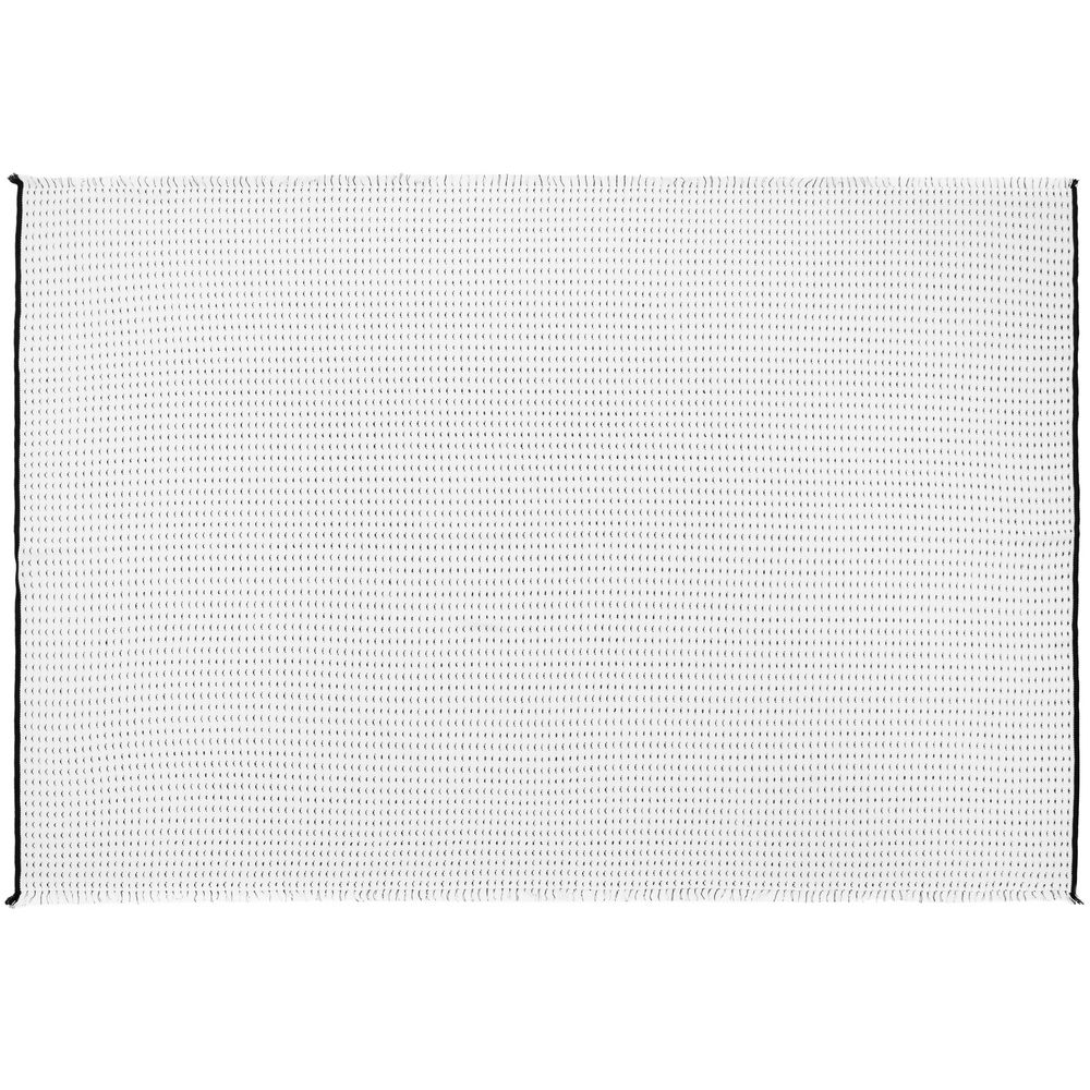 Изображение №5 | Плед Fringy, белый с черным