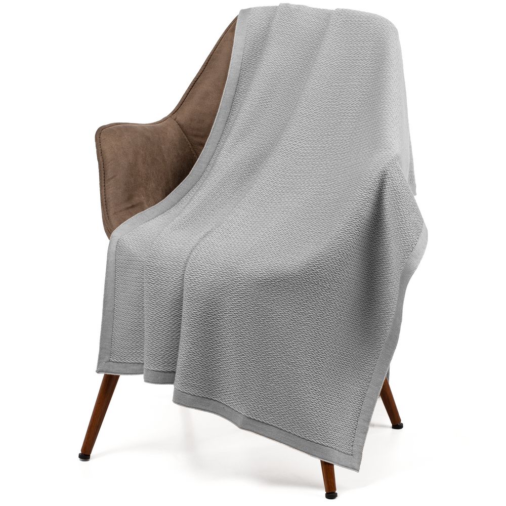 Изображение №1 | Плед Ornato, серый (дымчатый)