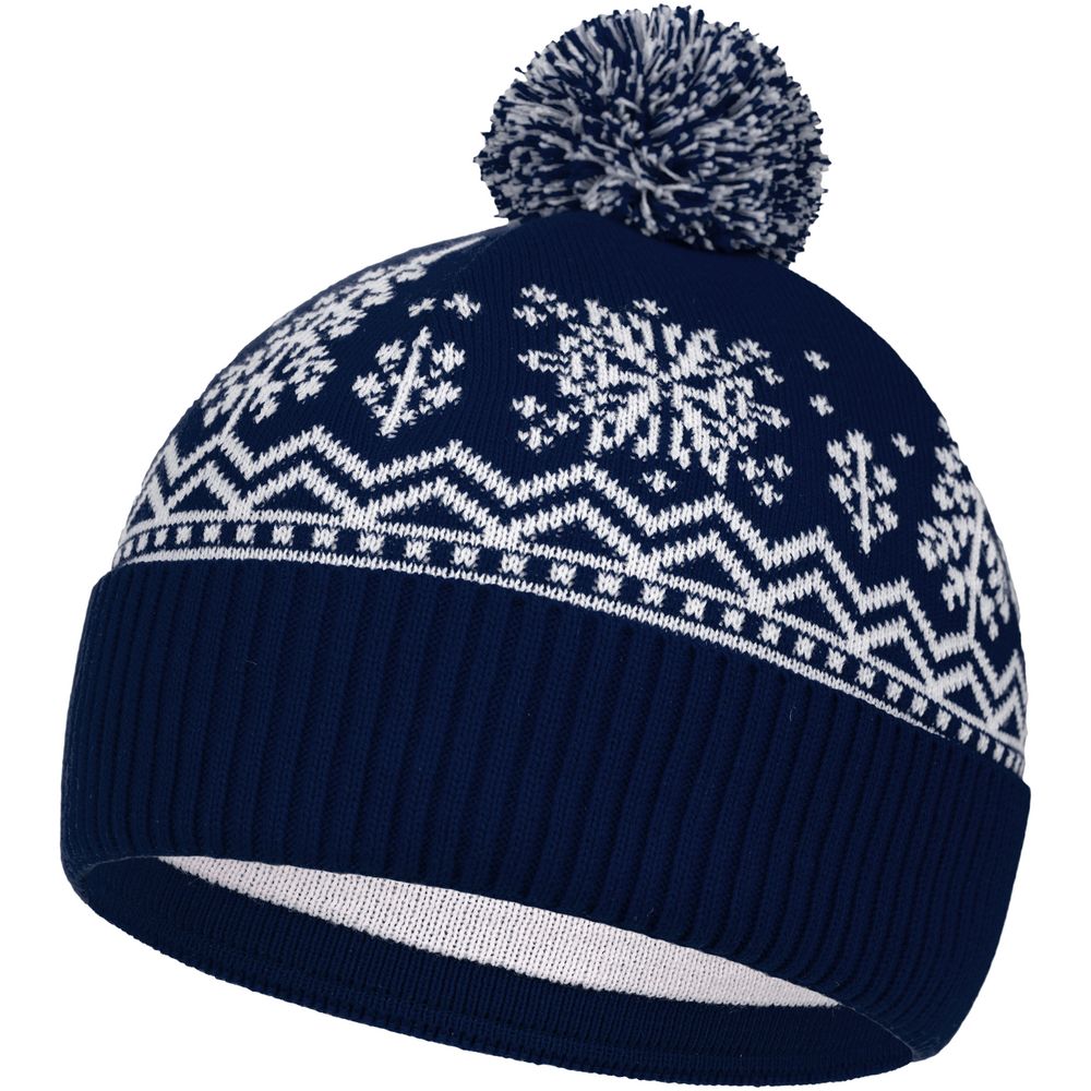 Изображение №1 | Шапка Elnik, синяя с молочно-белым