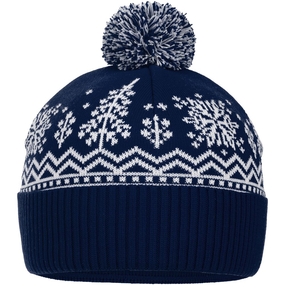 Изображение №2 | Шапка Elnik, синяя с молочно-белым