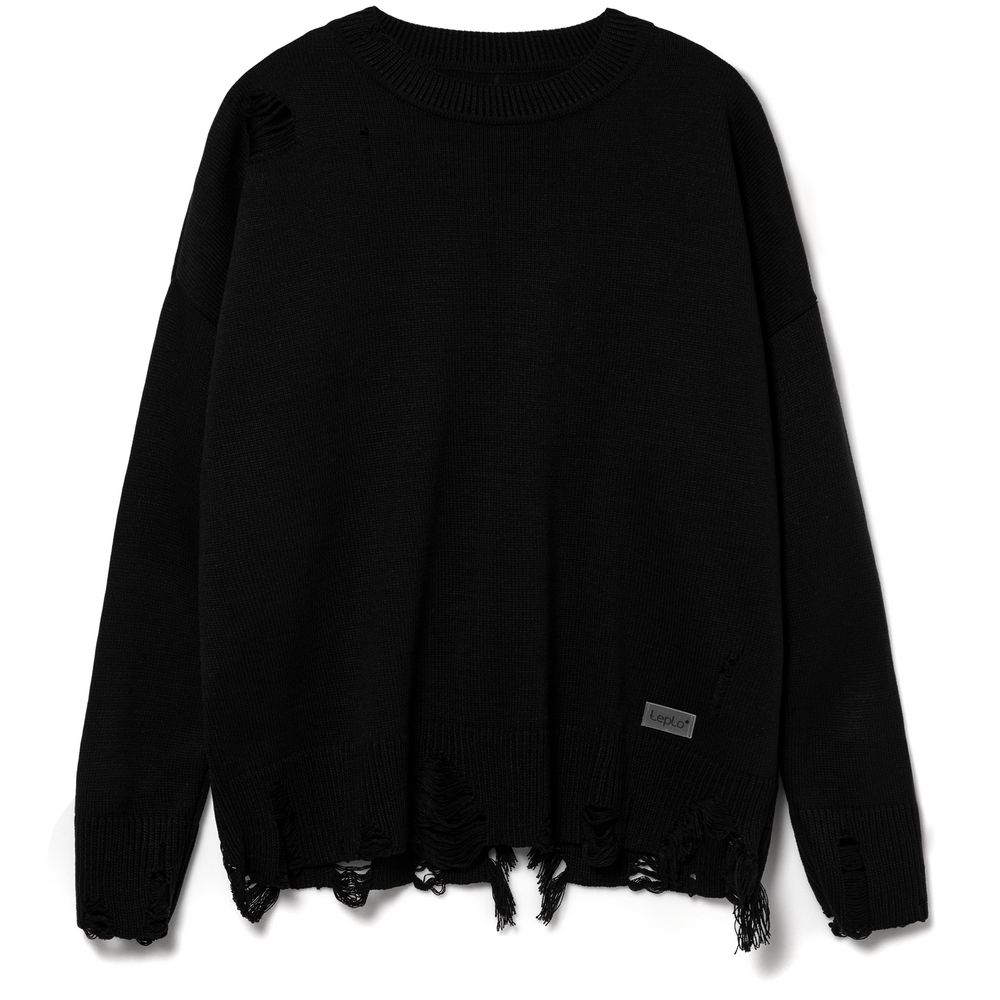 Изображение №1 | Джемпер оверсайз унисекс Grunge, черный, размер L/XL