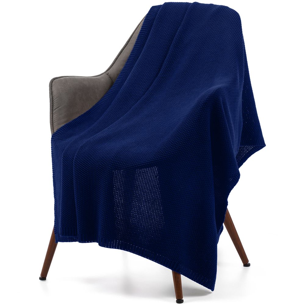 Изображение №1 | Плед Longview, темно-синий (сапфир)