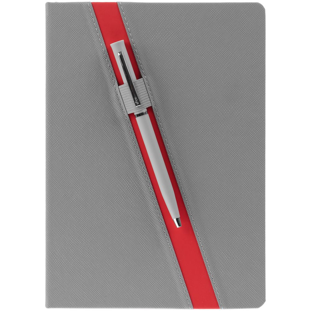 Изображение №5 | Ежедневник Rubikon на заказ, недатированный серо-красный