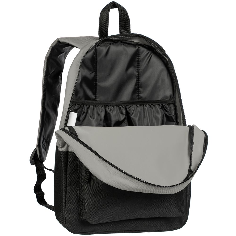 Изображение №6 | Рюкзак Base Up, черный с серым