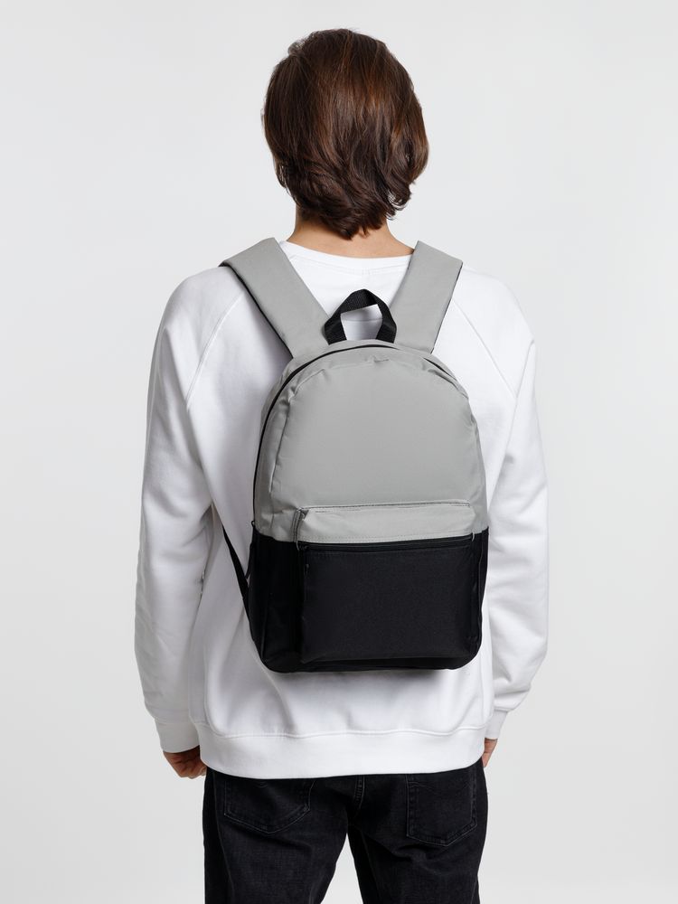 Изображение №7 | Рюкзак Base Up, черный с серым