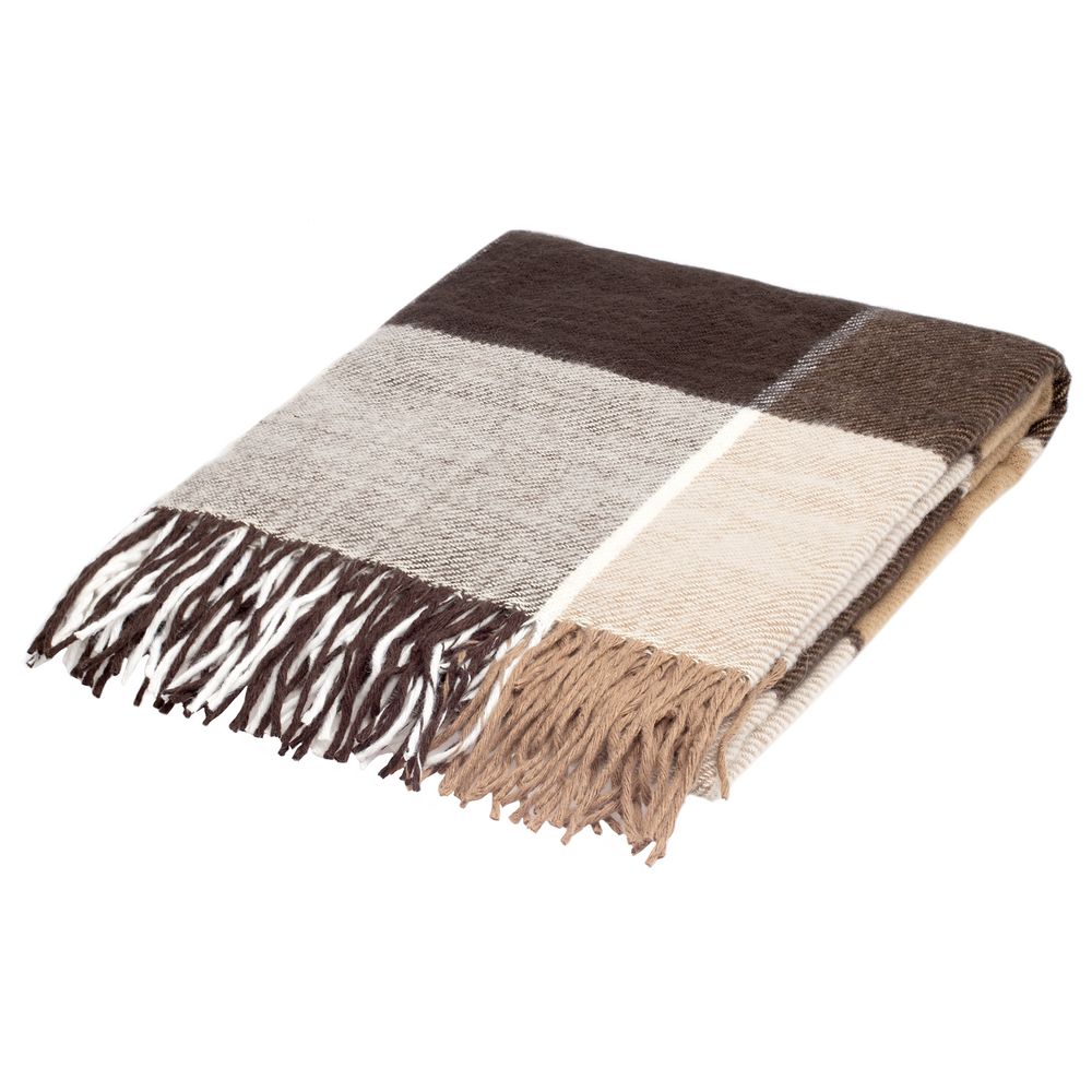 Изображение №3 | Плед Edinburgh, бежево-коричневый