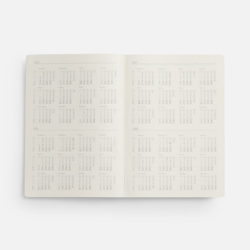 Изображение №7 | Ежедневник Petrus Flap, недатированный, серый