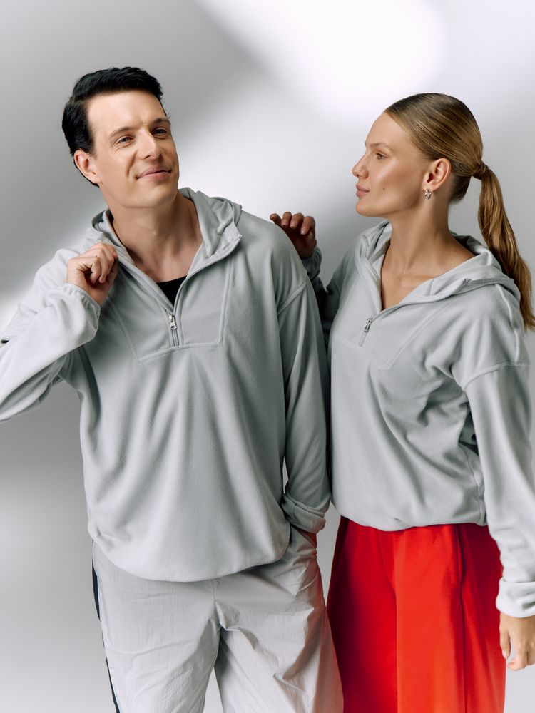 Изображение №13 | Анорак флисовый унисекс Fliska, светло-серый, размер XS/S