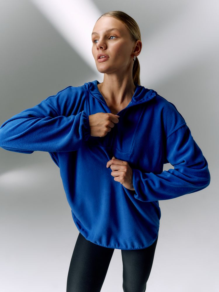 Изображение №12 | Анорак флисовый унисекс Fliska, ярко-синий, размер M/L