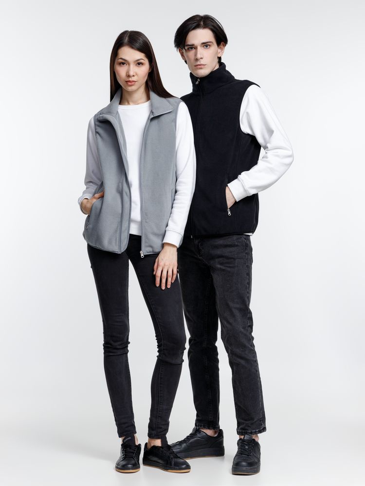 Изображение №12 | Жилет флисовый унисекс Nesse, черный, размер XS/S