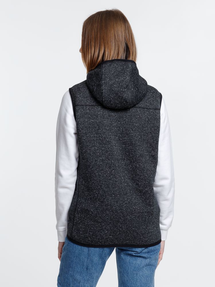 Изображение №10 | Жилет с капюшоном унисекс Gotland, черный, размер S