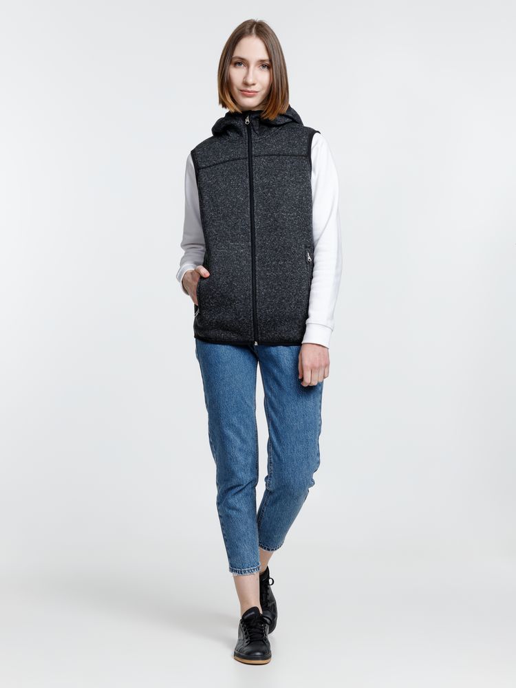 Изображение №11 | Жилет с капюшоном унисекс Gotland, черный, размер S