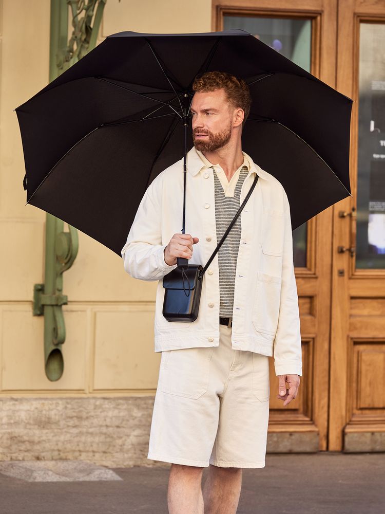 Изображение №9 | Зонт складной Big Arc, черный